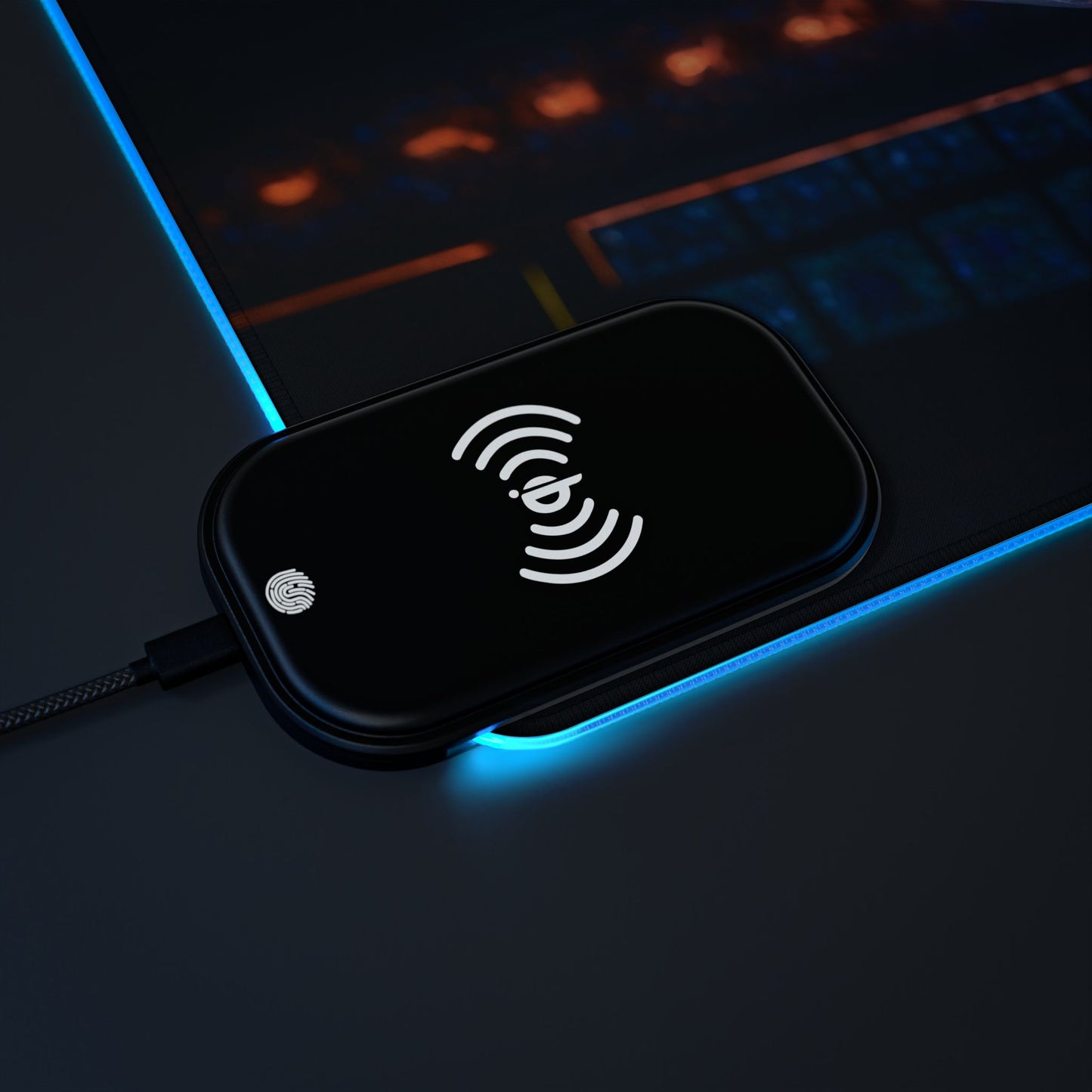 LED - Neon Veil Woman + Wireless Charging