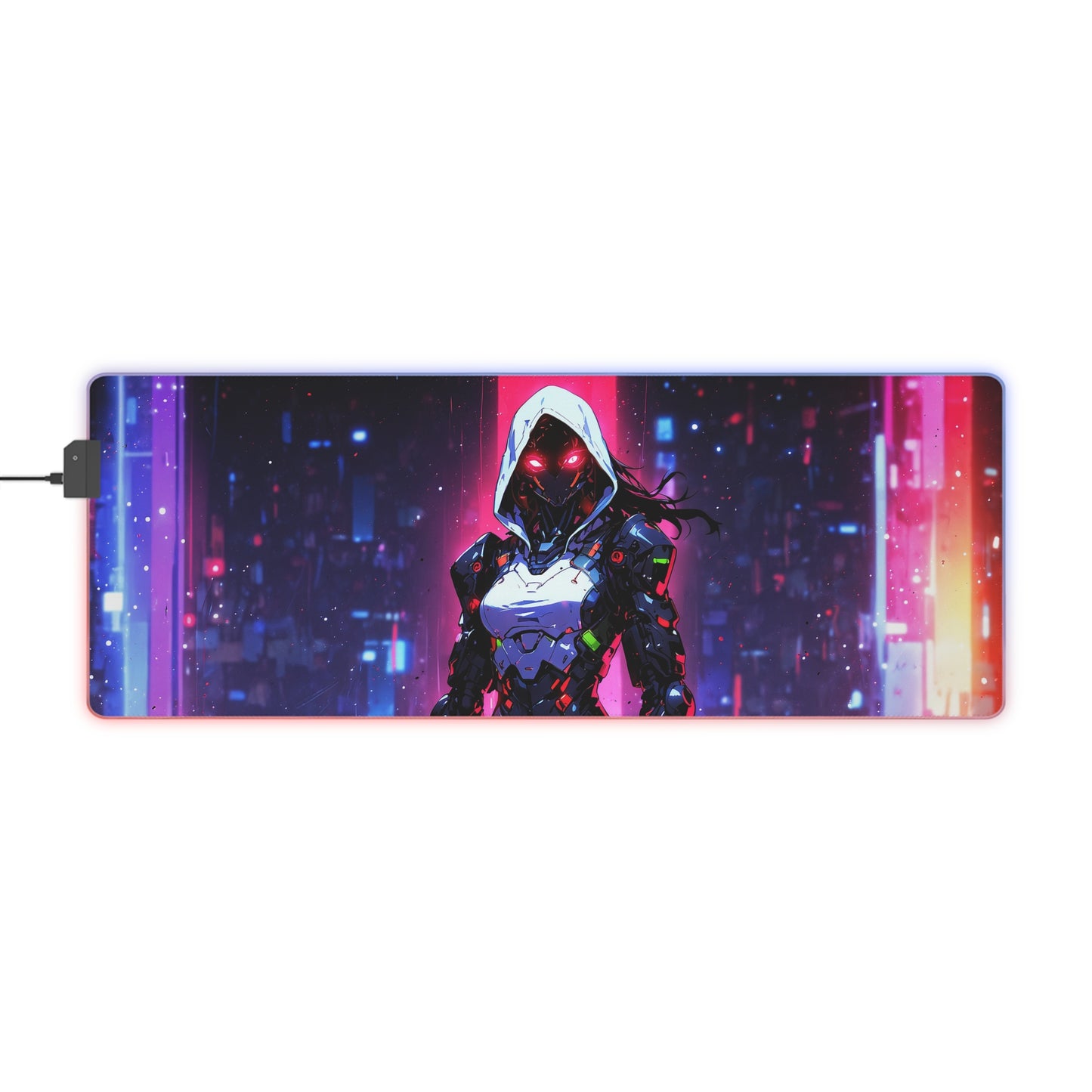 LED - Neon Cyborg Woman