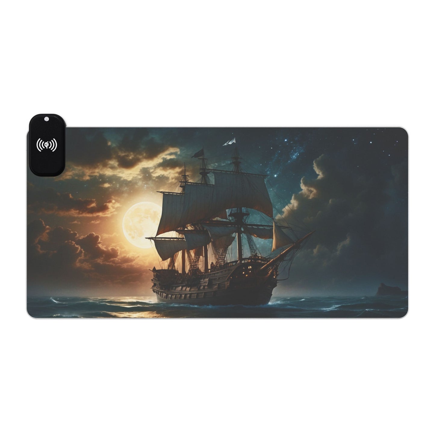 LED - Pirate Ship - Moonlight + Wireless Charging