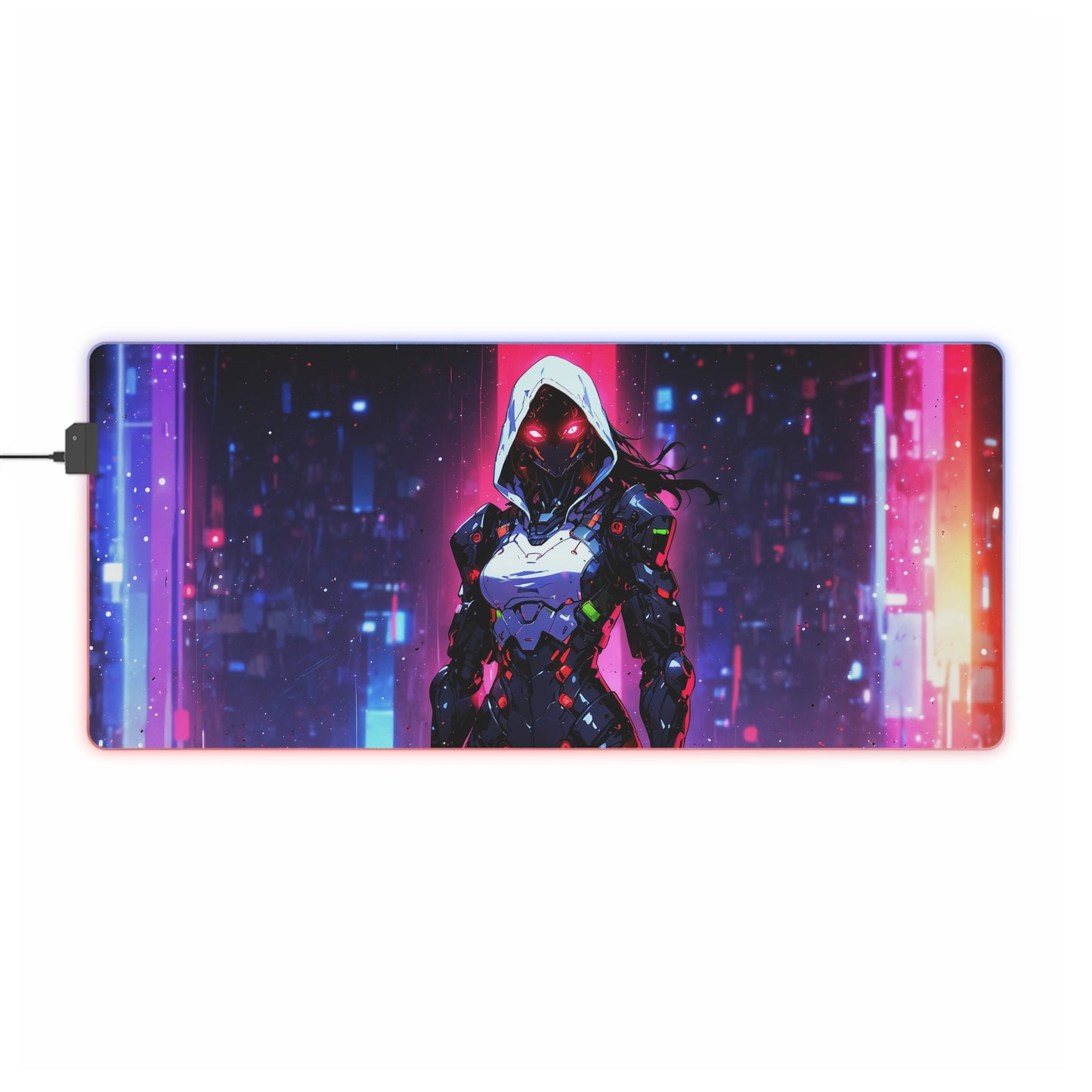 LED - Neon Cyborg Woman