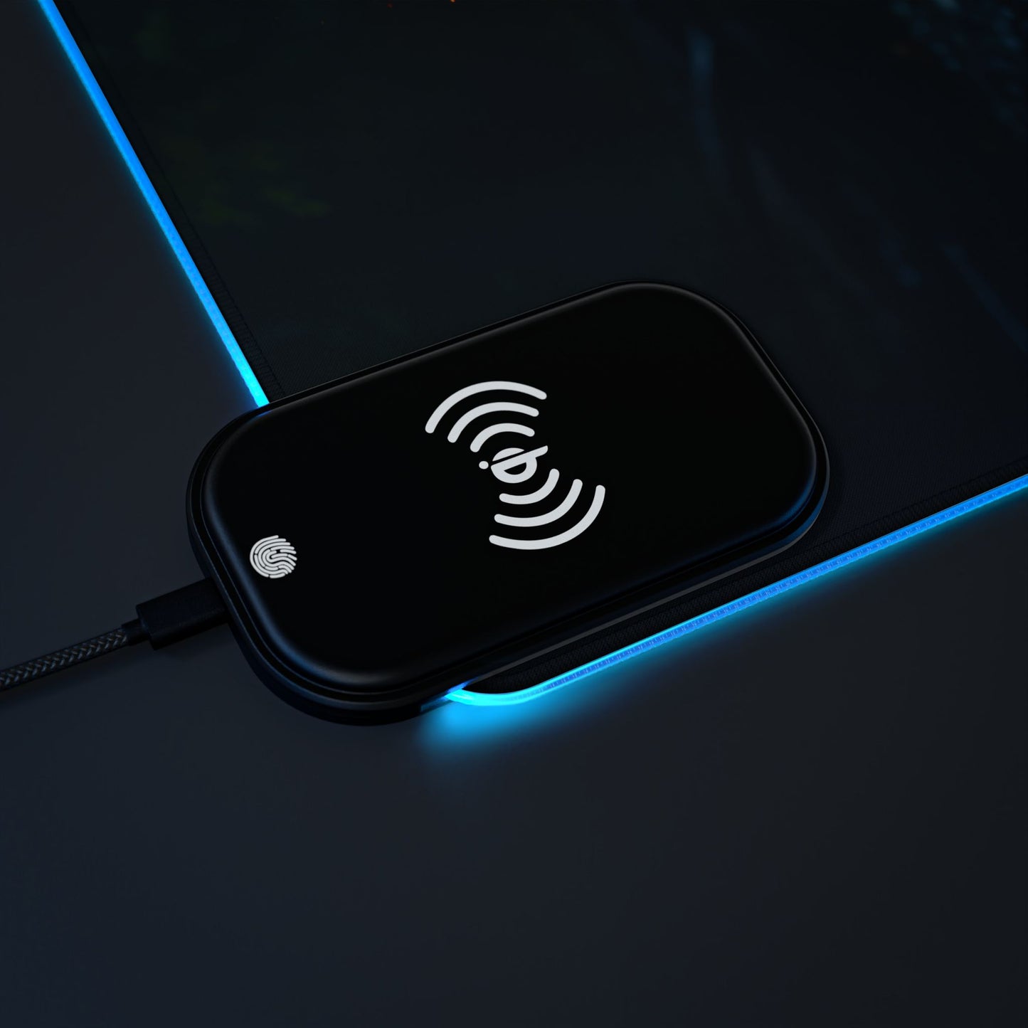 LED - Fire Lady in Forest + Wireless Charging