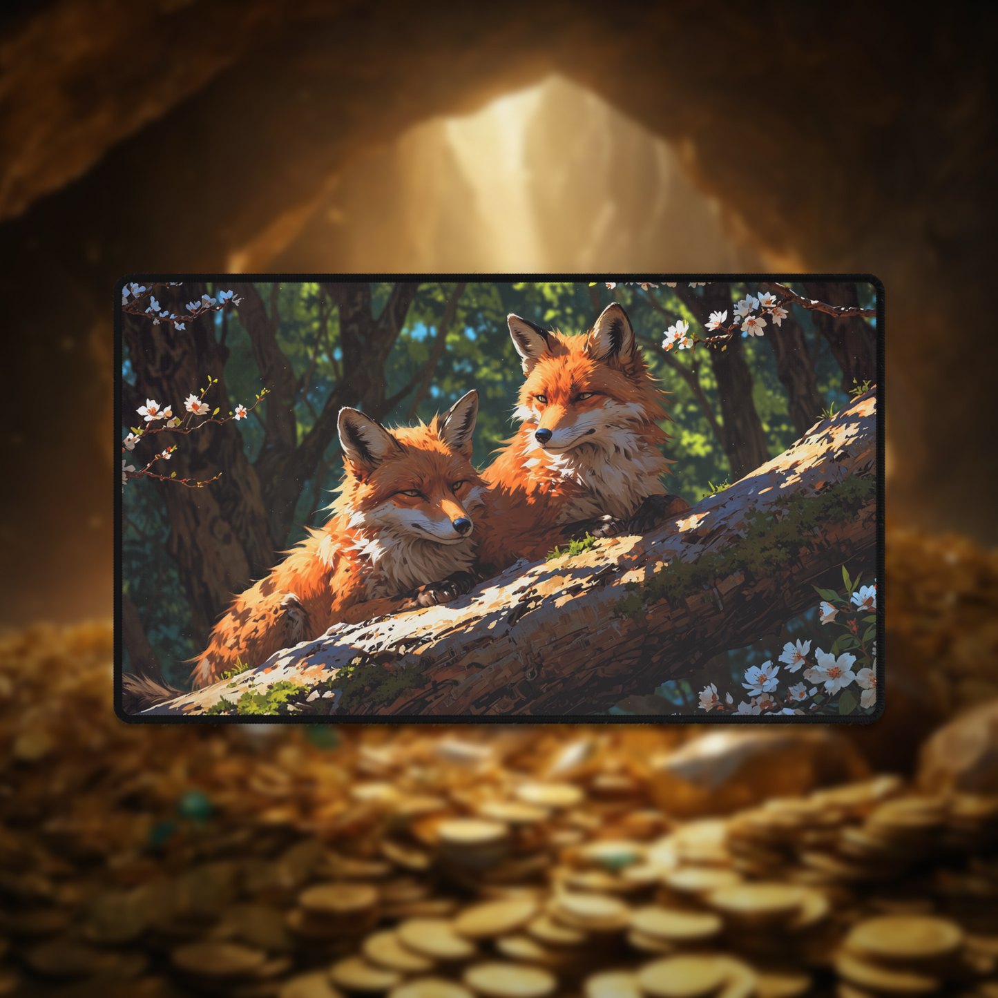 Foxes in Forest