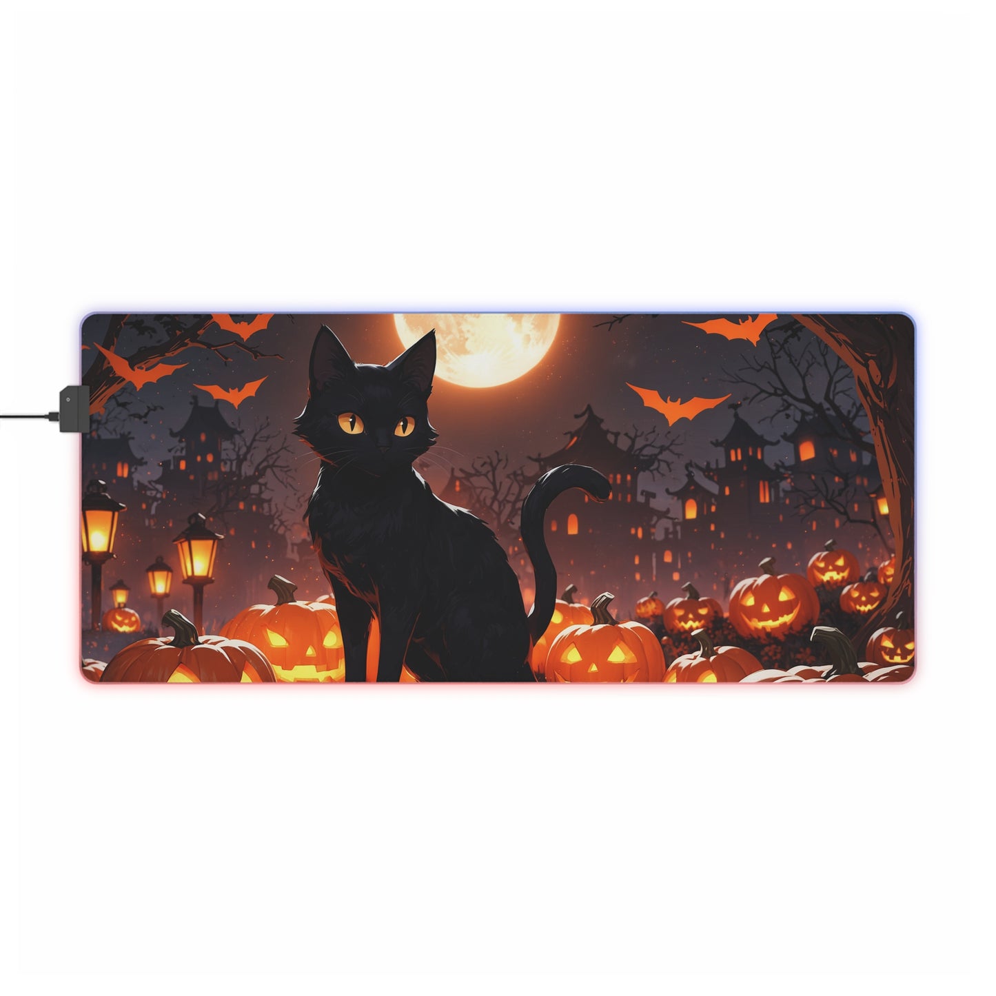 LED - Black Cat Halloween