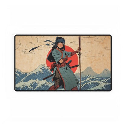 Japanese Warrior - Wood Block Style