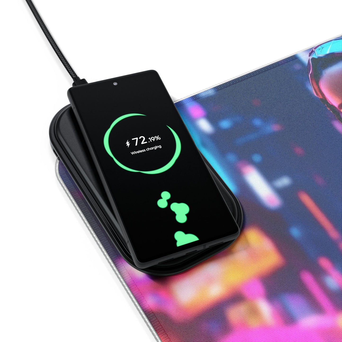 LED -Neon Dynasty Woman + Wireless Charging