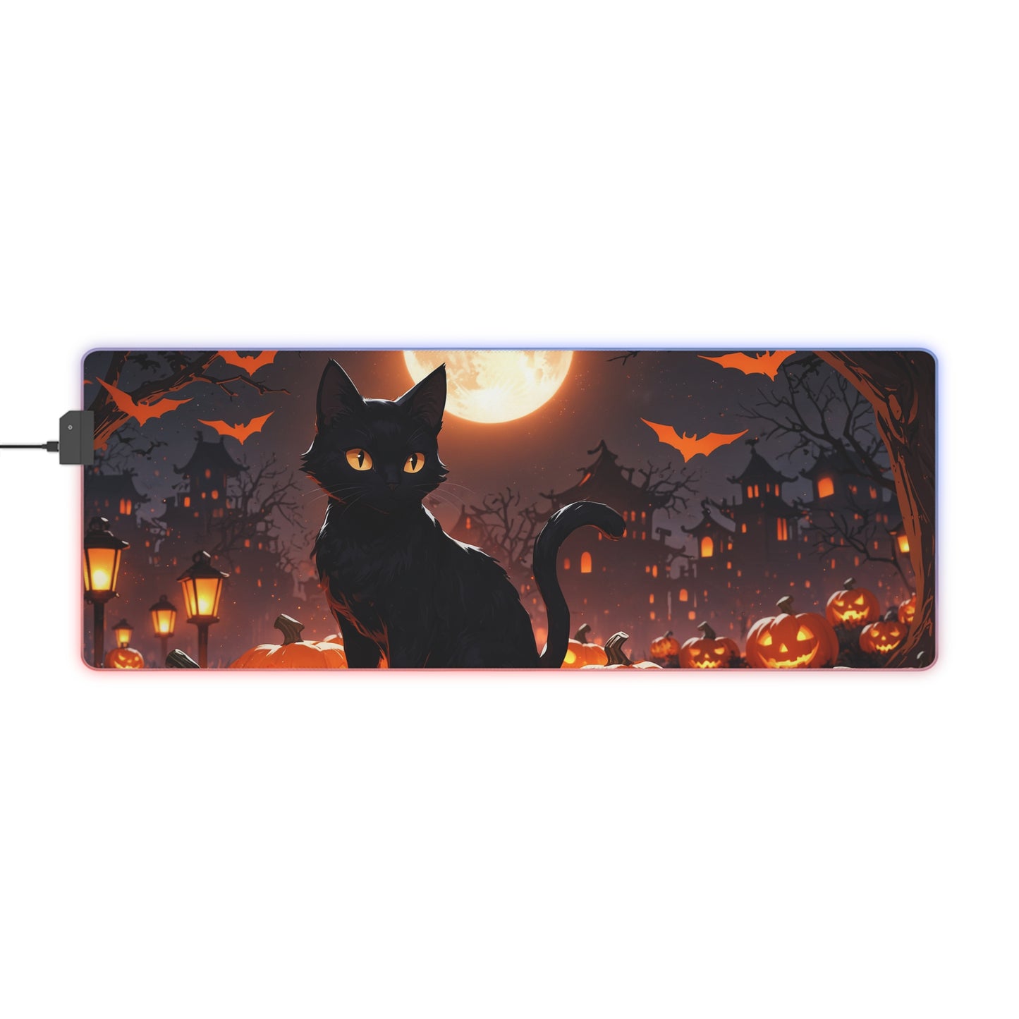 LED - Black Cat Halloween