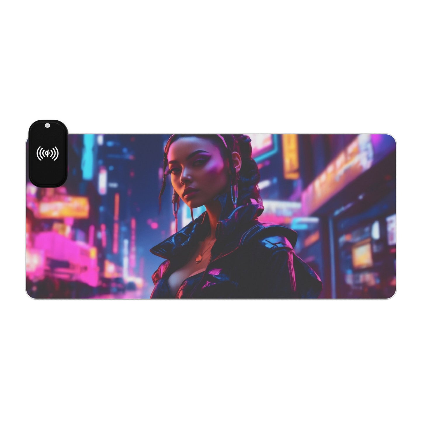 LED -Neon Dynasty Woman + Wireless Charging