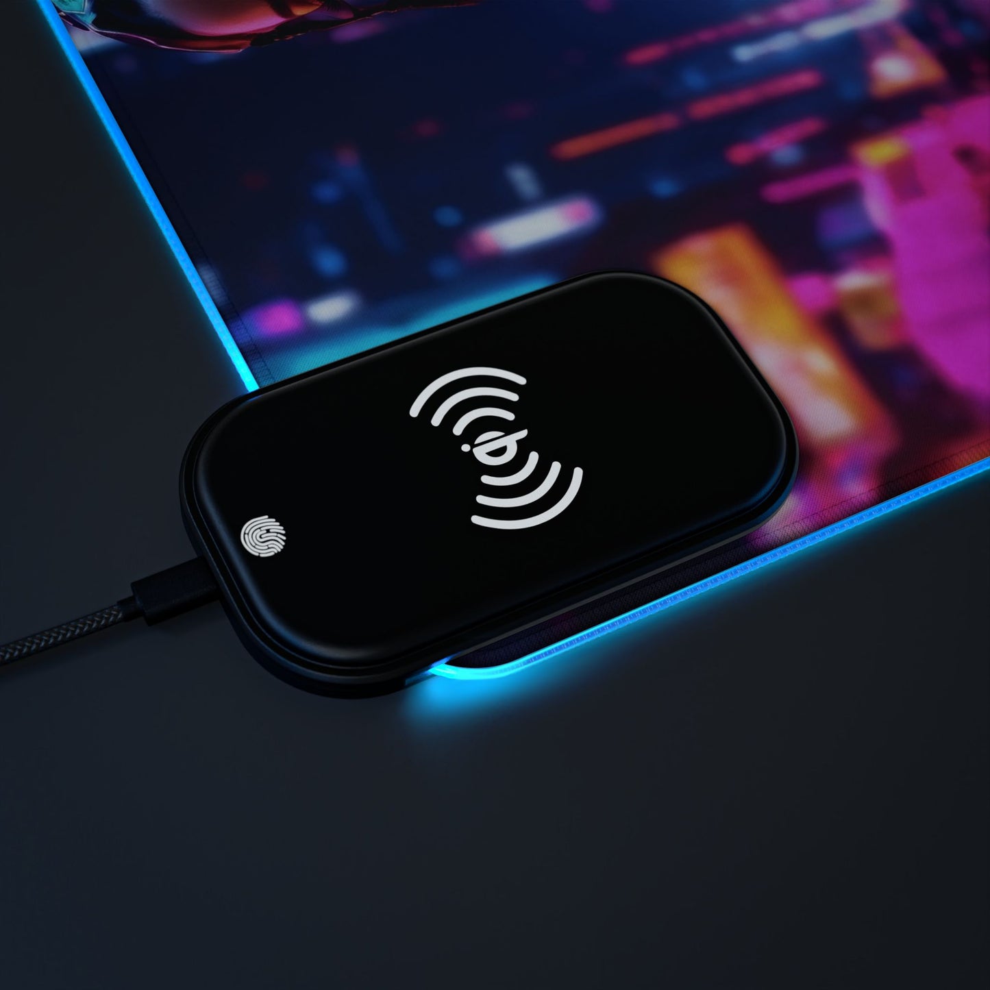 LED -Neon Dynasty Woman + Wireless Charging