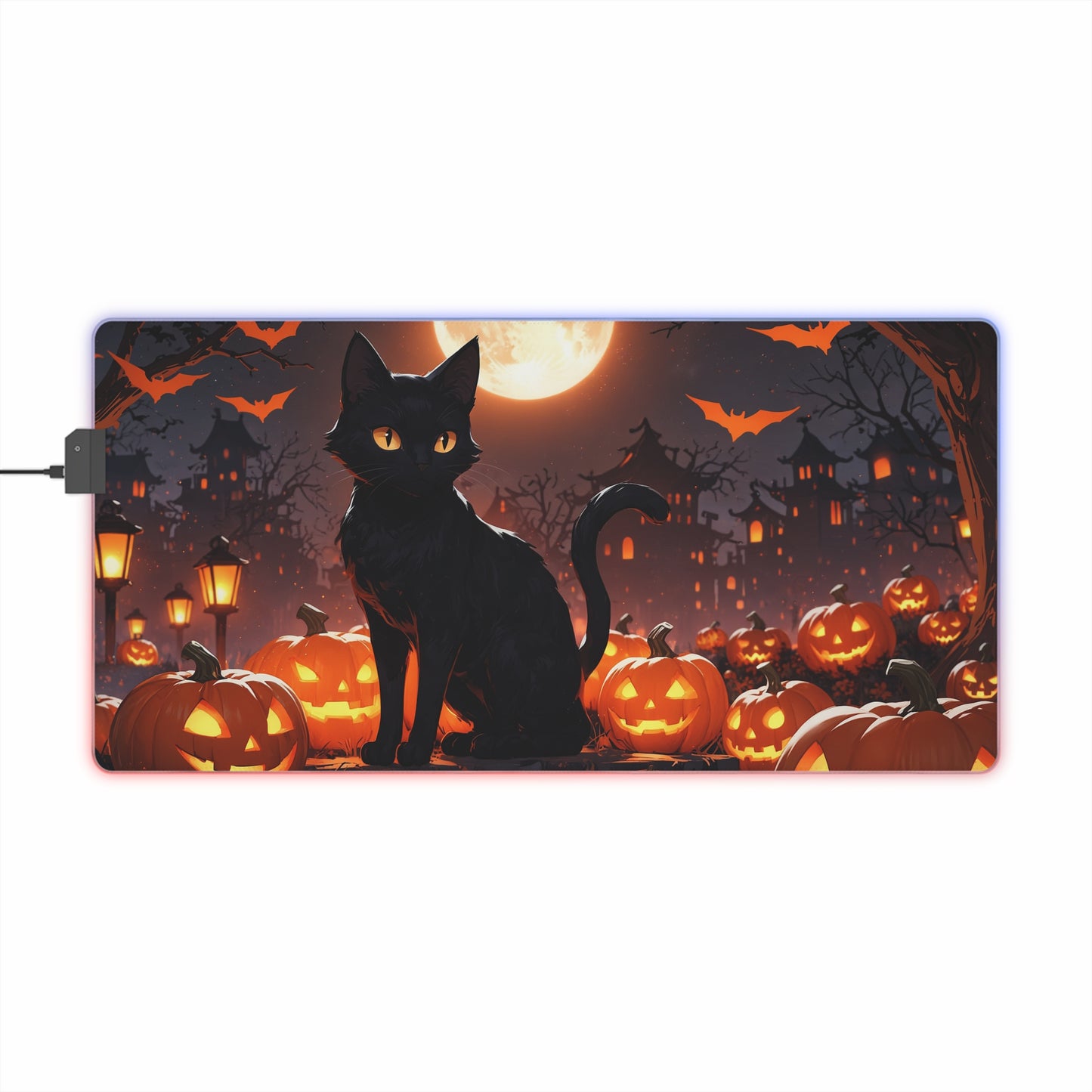 LED - Black Cat Halloween