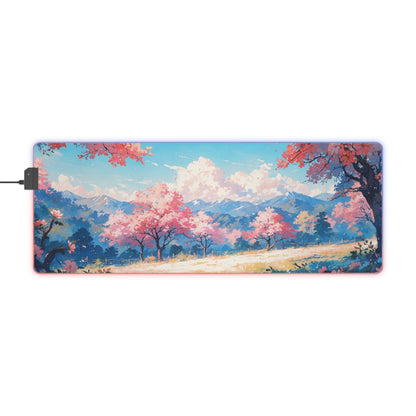 LED - Mountains and Cherry Blossoms - Anime