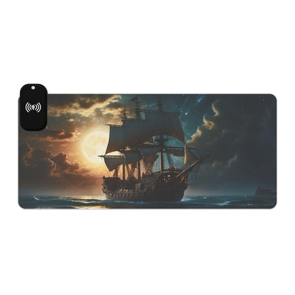 LED - Pirate Ship - Moonlight + Wireless Charging
