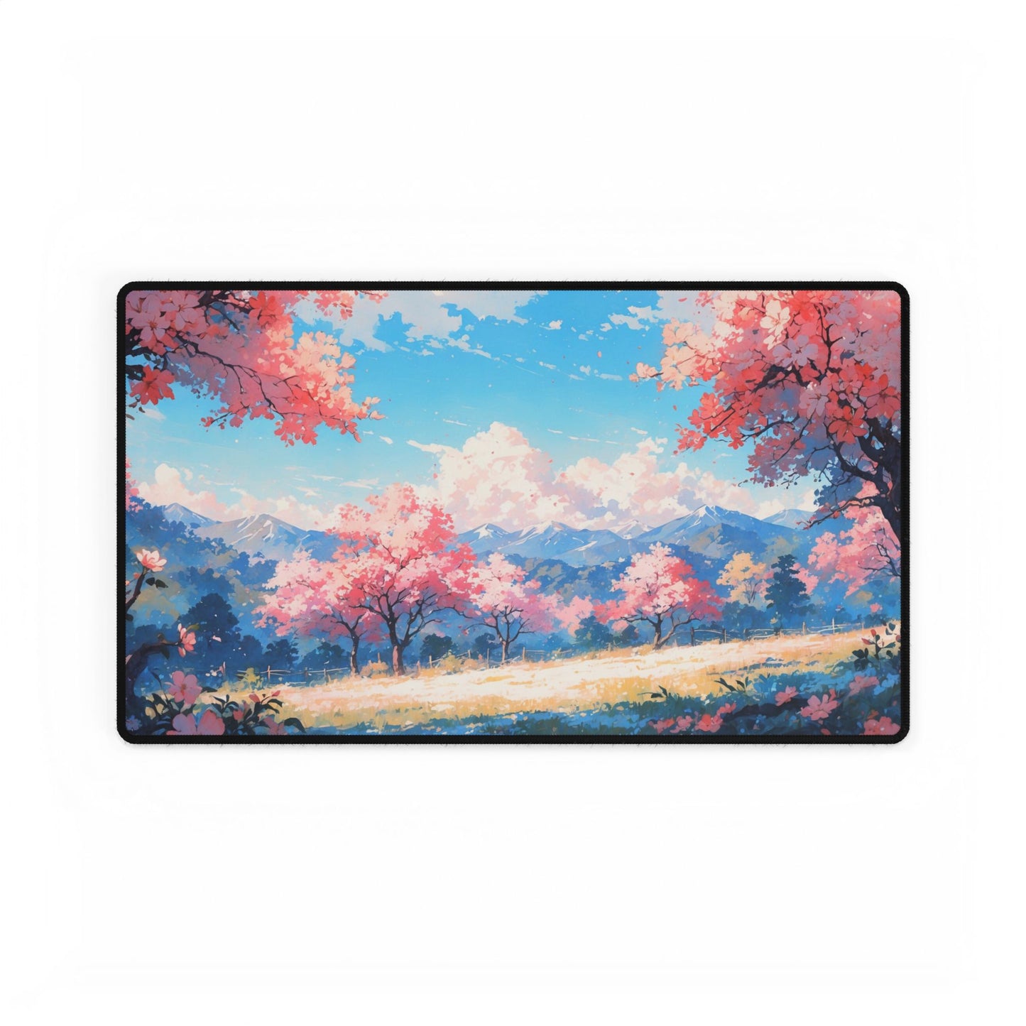 Mountains and Cherry Blossoms - Anime