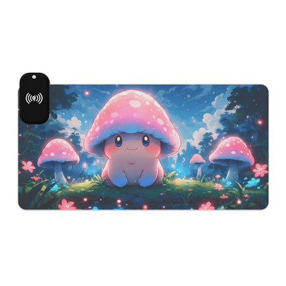 LED - Mushroom Pet + Wireless Charging