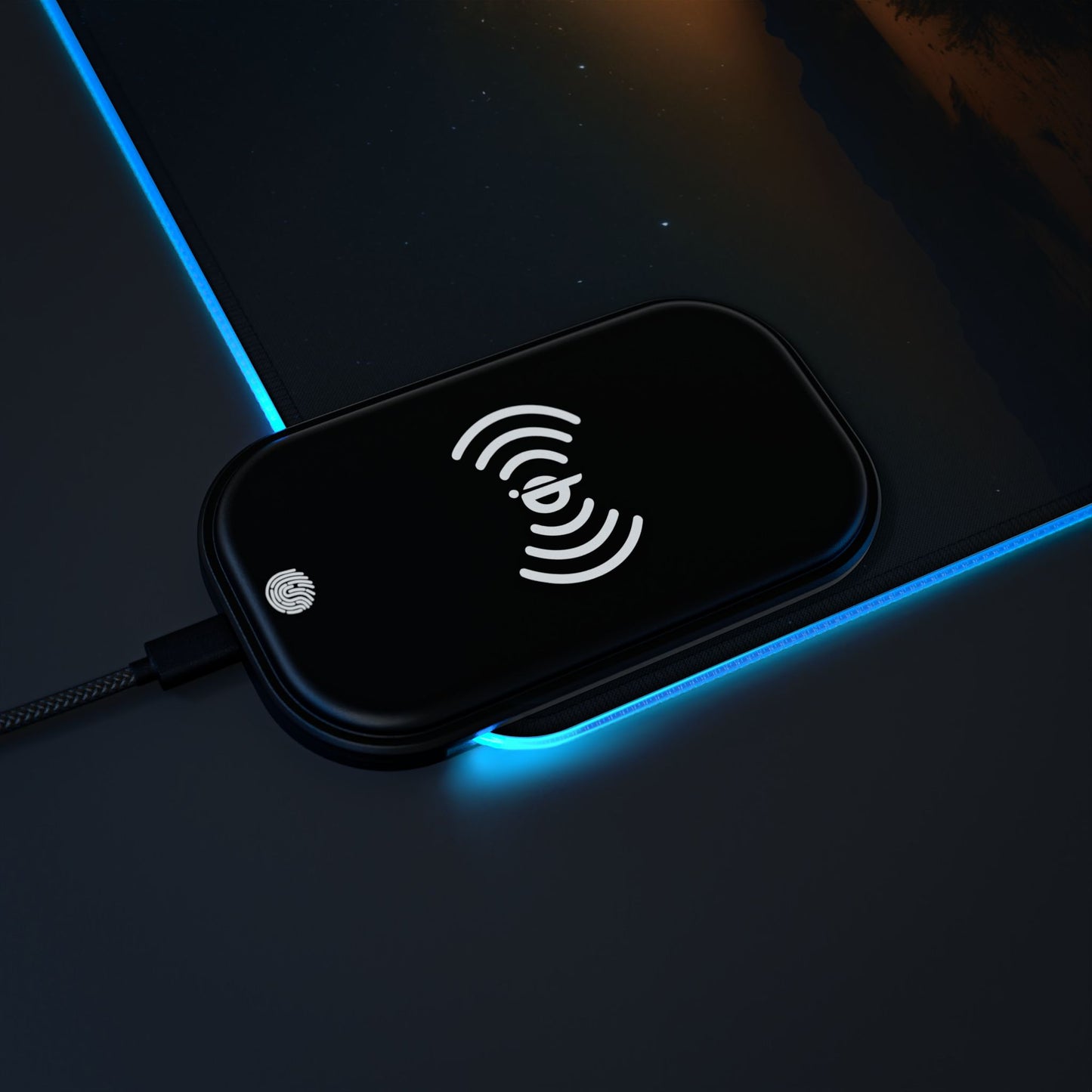 LED - Nighttime Desert + Wireless Charging