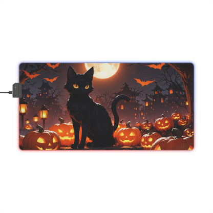 LED - Black Cat Halloween