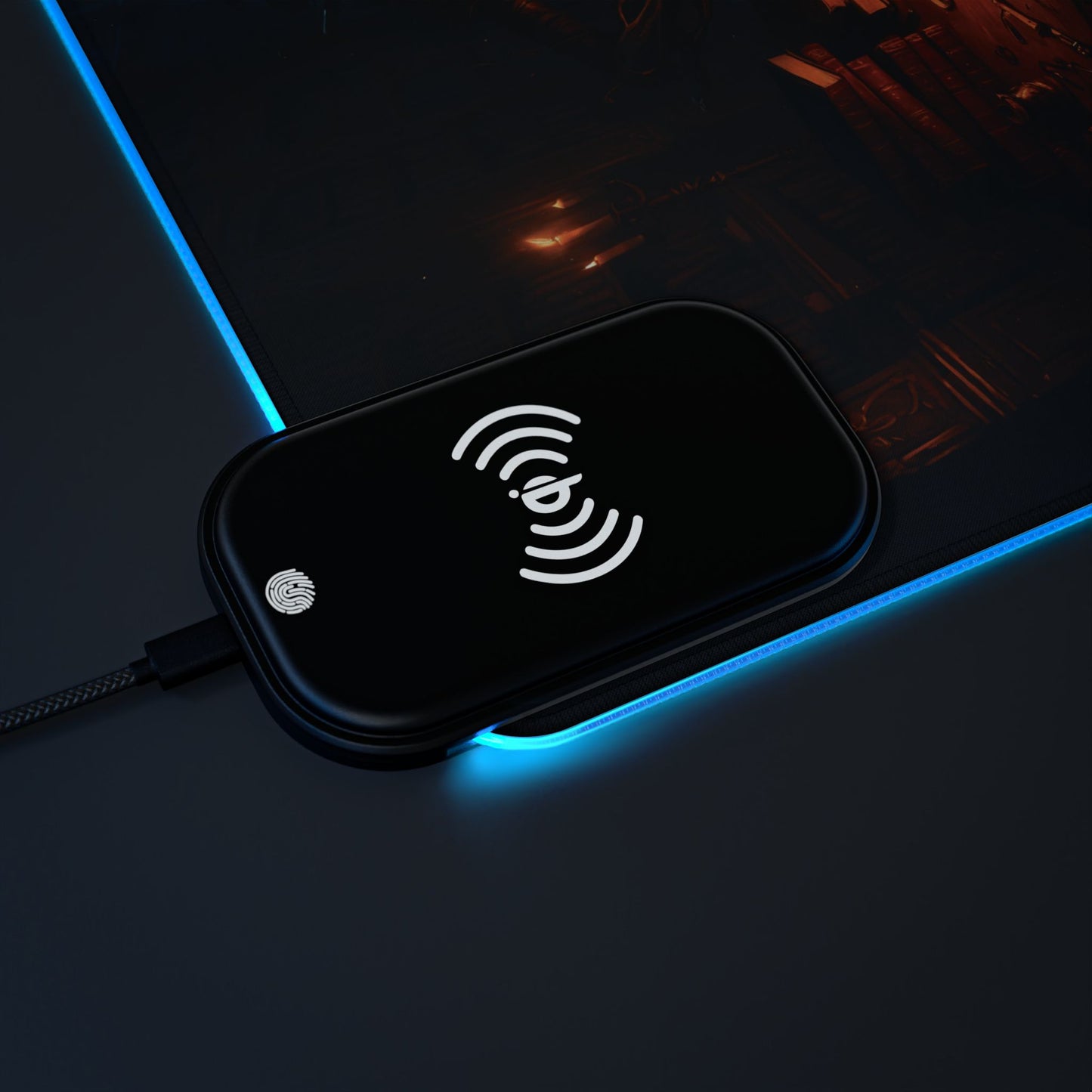 LED - Necrotic Library + Wireless Charging