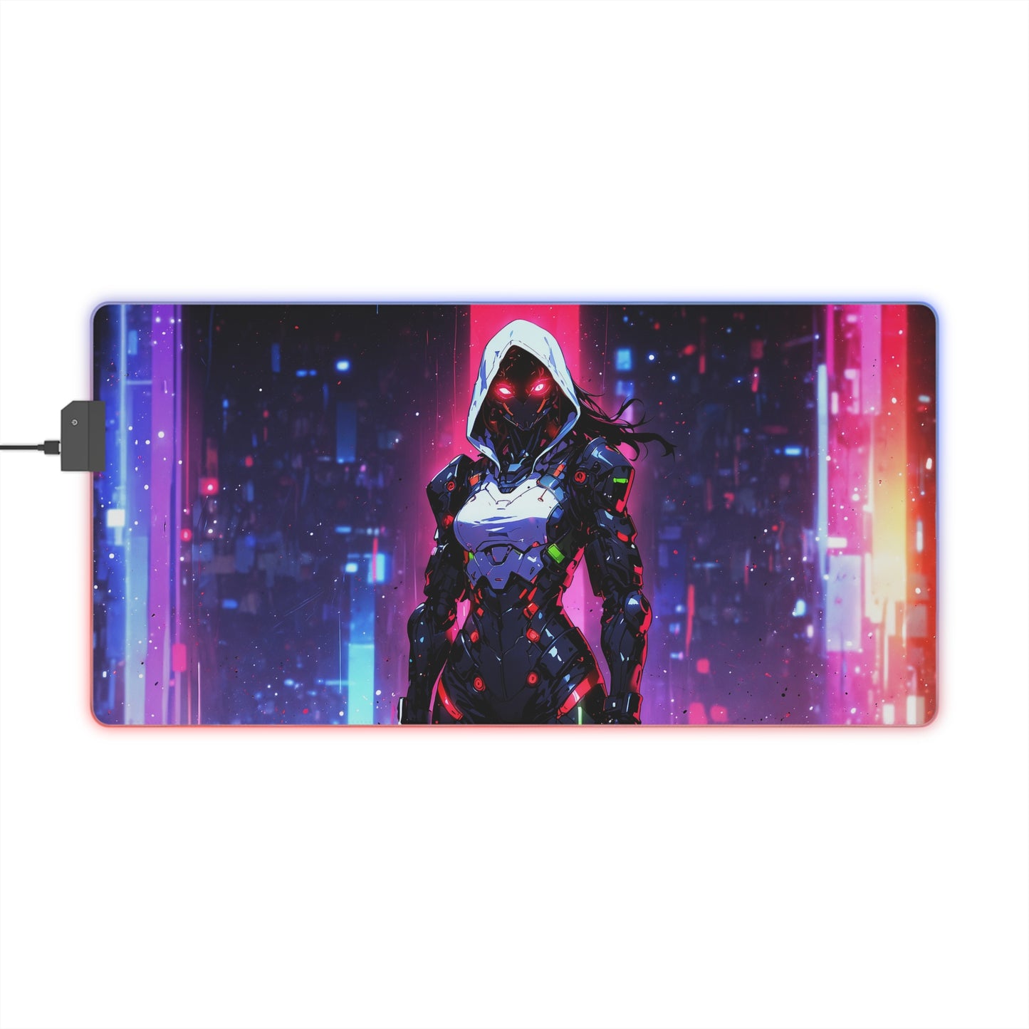 LED - Neon Cyborg Woman