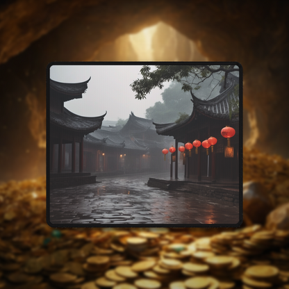 Rainy Japanese Village